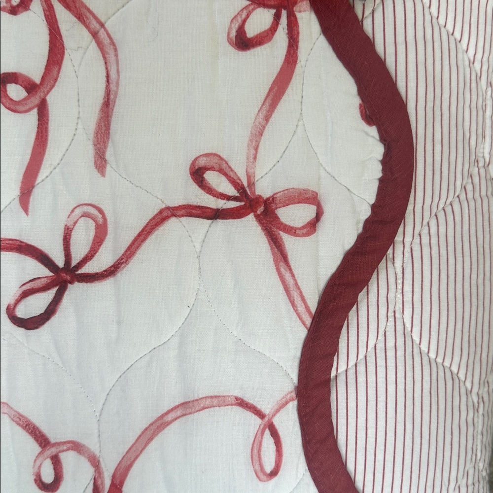 Quilt Set King Ruby and Ribbons - Picture 3 of 8